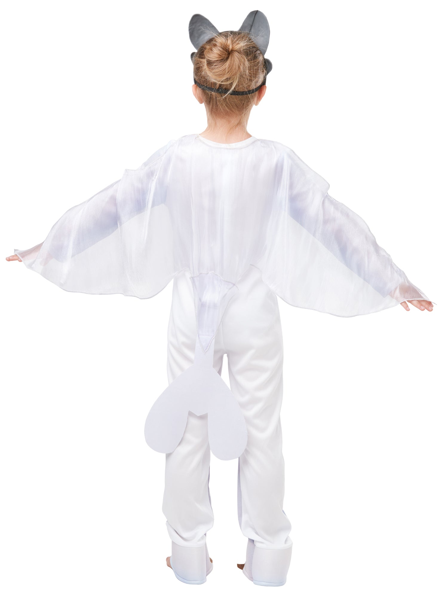 Rubies Light Fury Deluxe Kinderkostüm mit Overall, Flügeln und Maske – Seitenansicht