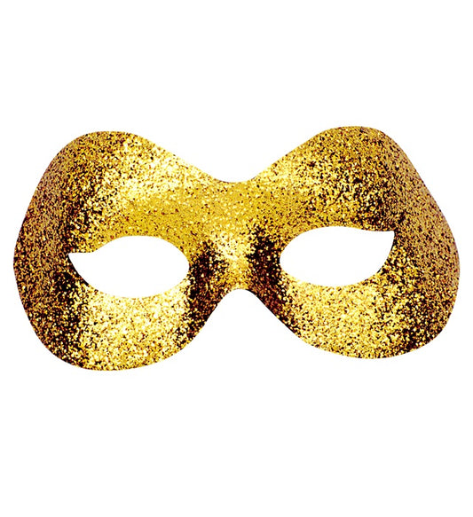 Goldene Fidelio Augenmaske für Fasnacht und Karneval