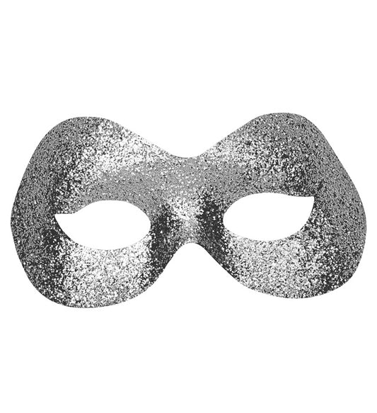 Silberne Fidelio Augenmaske für Fasnacht und Karneval