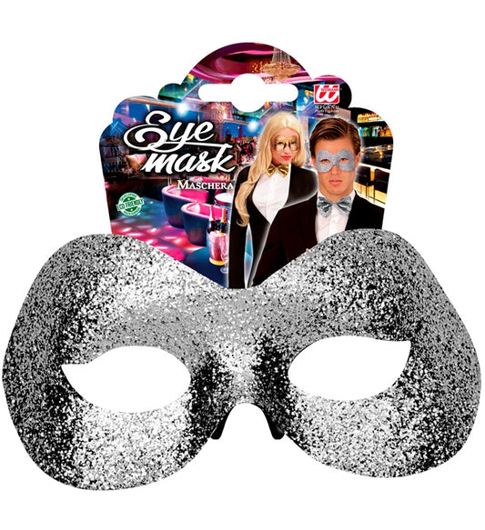 Silberne Fidelio Augenmaske für Fasnacht und Karneval