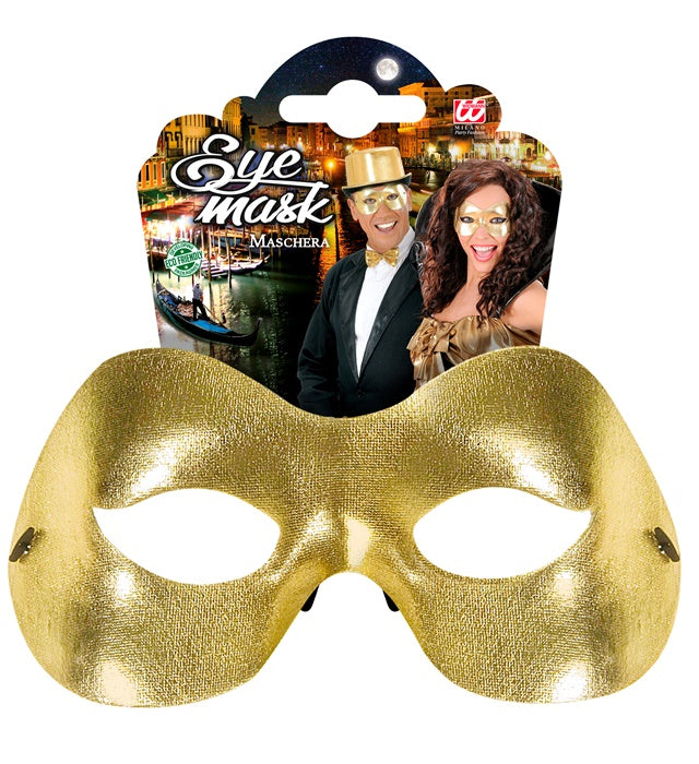Goldene Fidelio Augenmaske für Fasnacht und Karneval