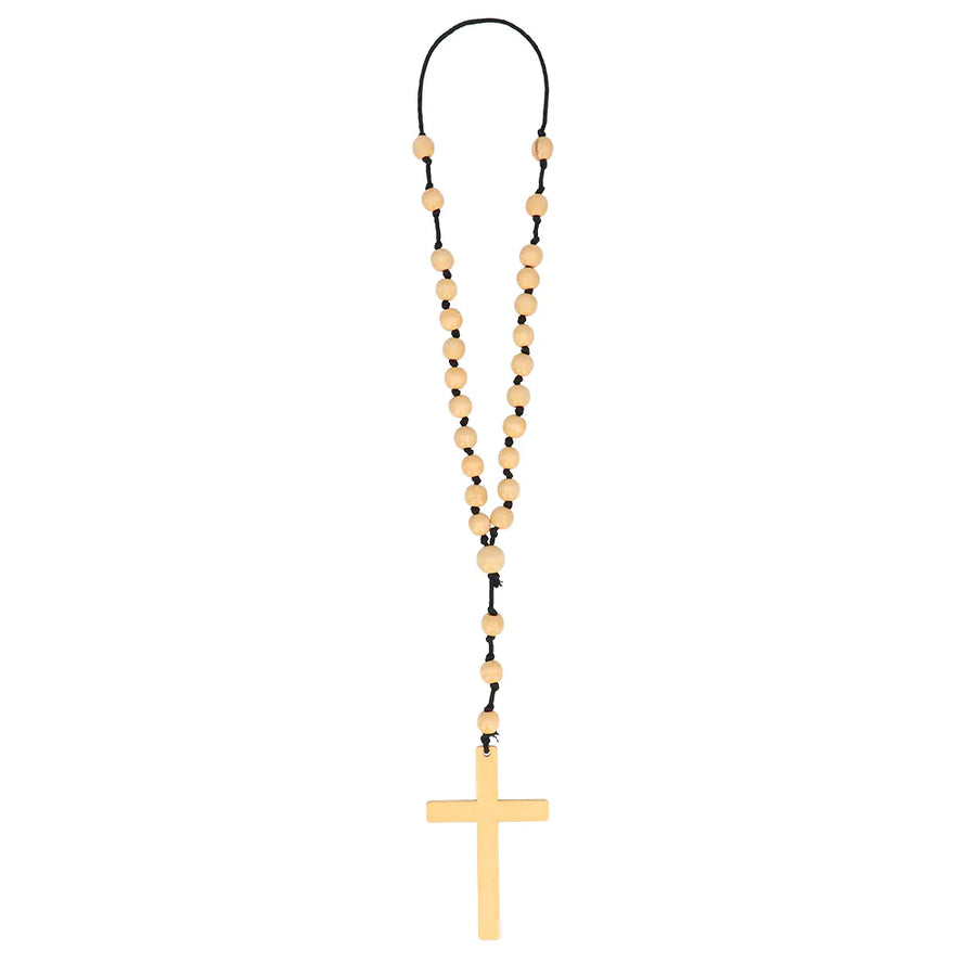 Boland Halskette Priesterkreuz deluxe gold mit Edelsteinen – Detailansicht