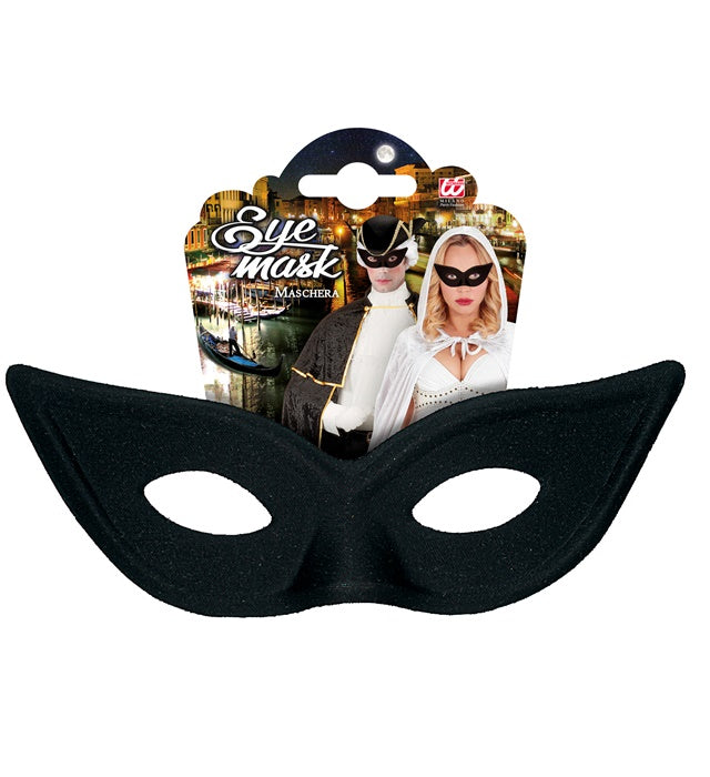Schwarze Papillon Augenmaske für Fasnacht und Mottoparty