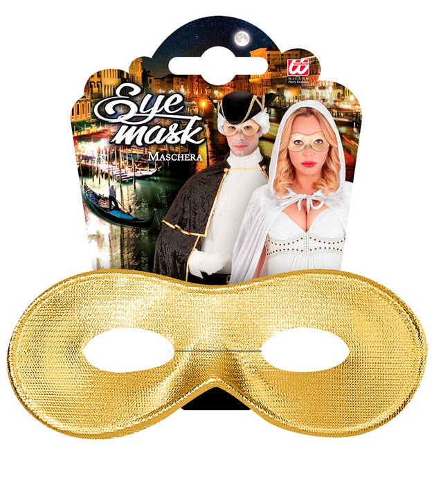 Goldene elegante Augenmaske für Fasnacht und Karneval