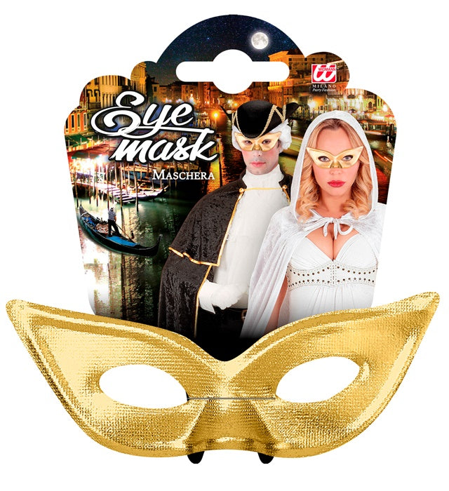 Goldene Papillon Augenmaske mit elastischem Band