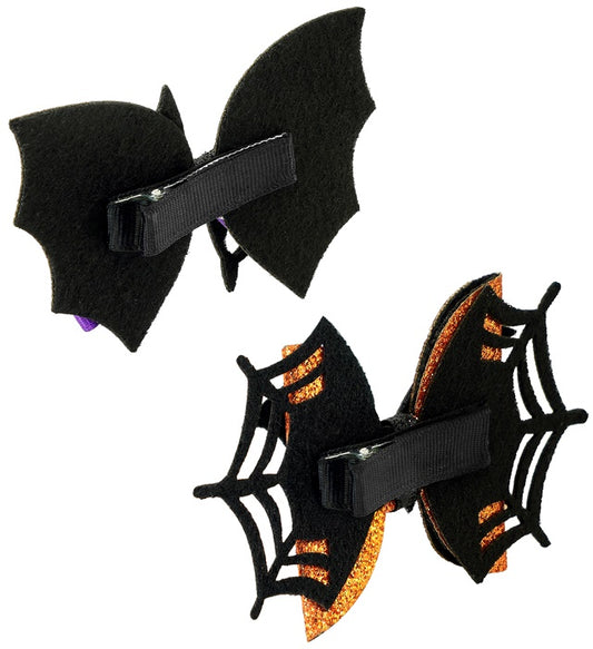 Kinder Haarspangen Fledermaus und Spinne – 2 Modelle