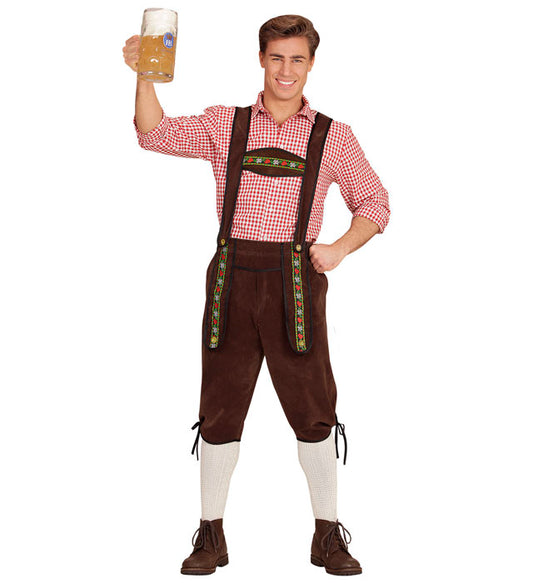 Traditionelle BAYER Lederhose aus Leder für Trachtenmode