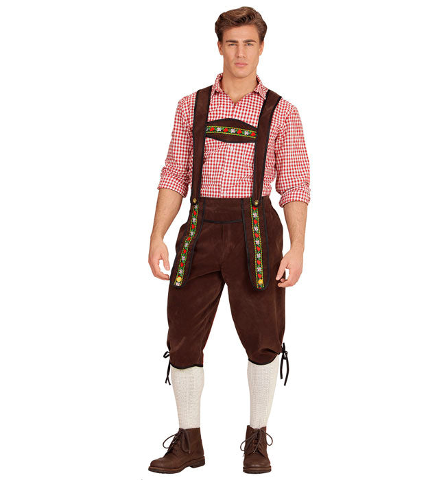 Traditionelle BAYER Lederhose aus Leder für Trachtenmode