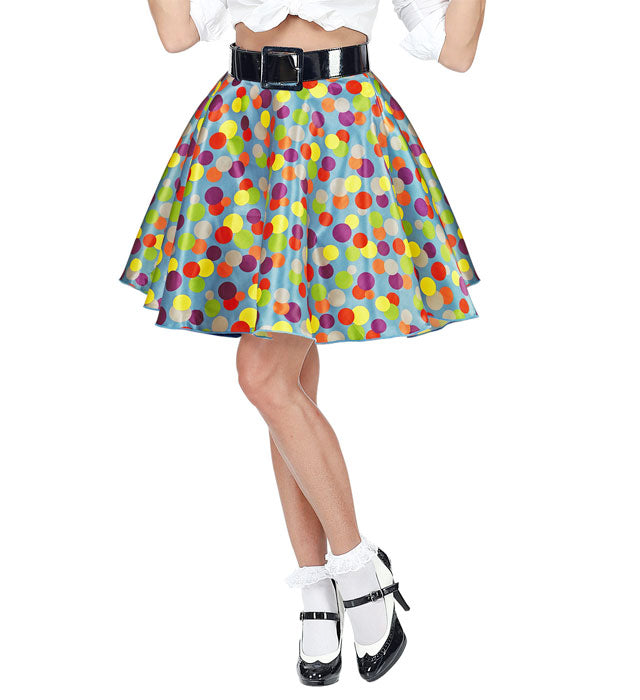 50s Girl Rock mit voluminösem Unterrock im Retro-Stil für Fasnacht
