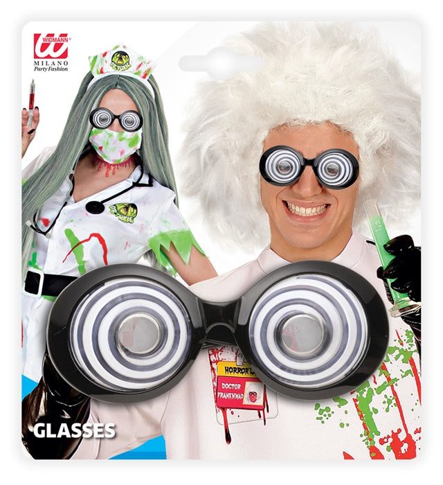 Verrückte Fasnachtsbrille mit ausgefallenem Design für Karneval und Halloween