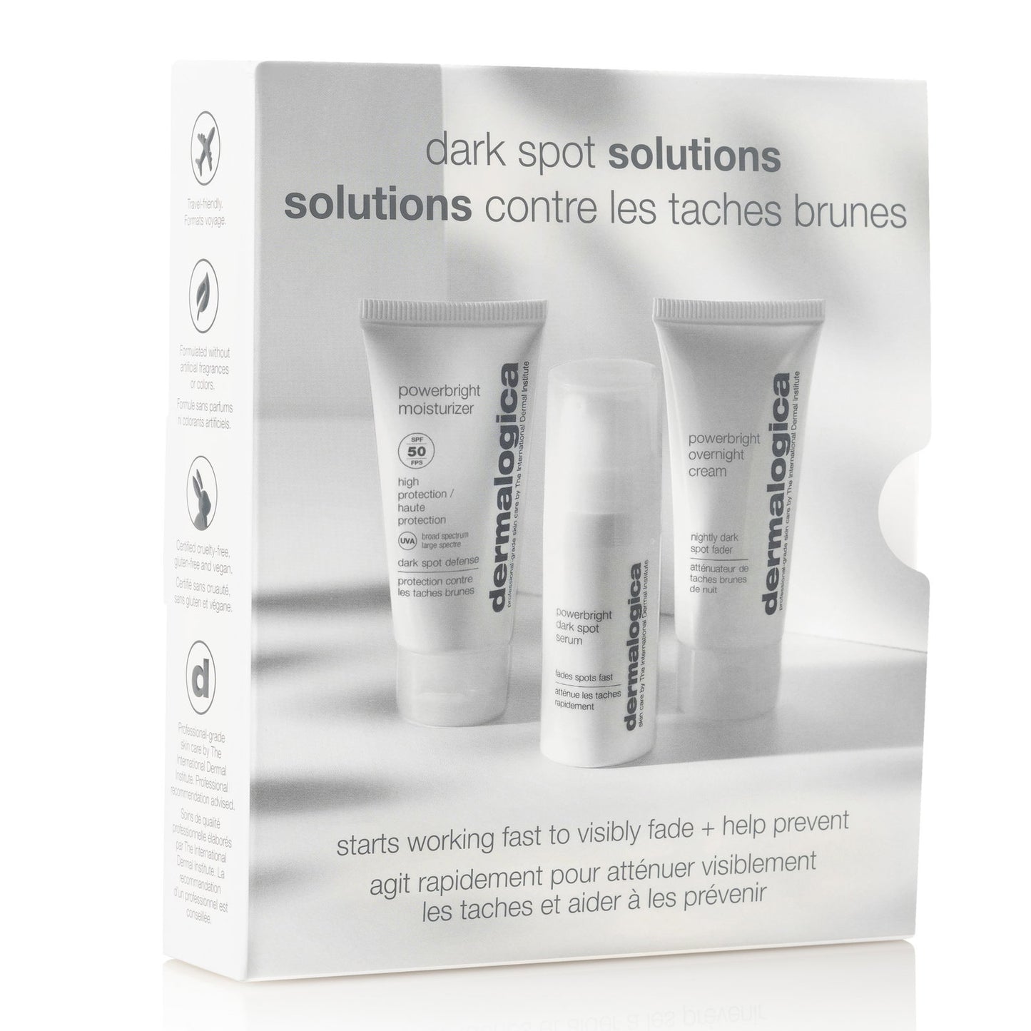 Dermalogica Hautpflegeset Dark Spot Solutions Kit Set Dermalogica: Powerbright Moisturizer, Paraben-Free, UV Protection, Broa