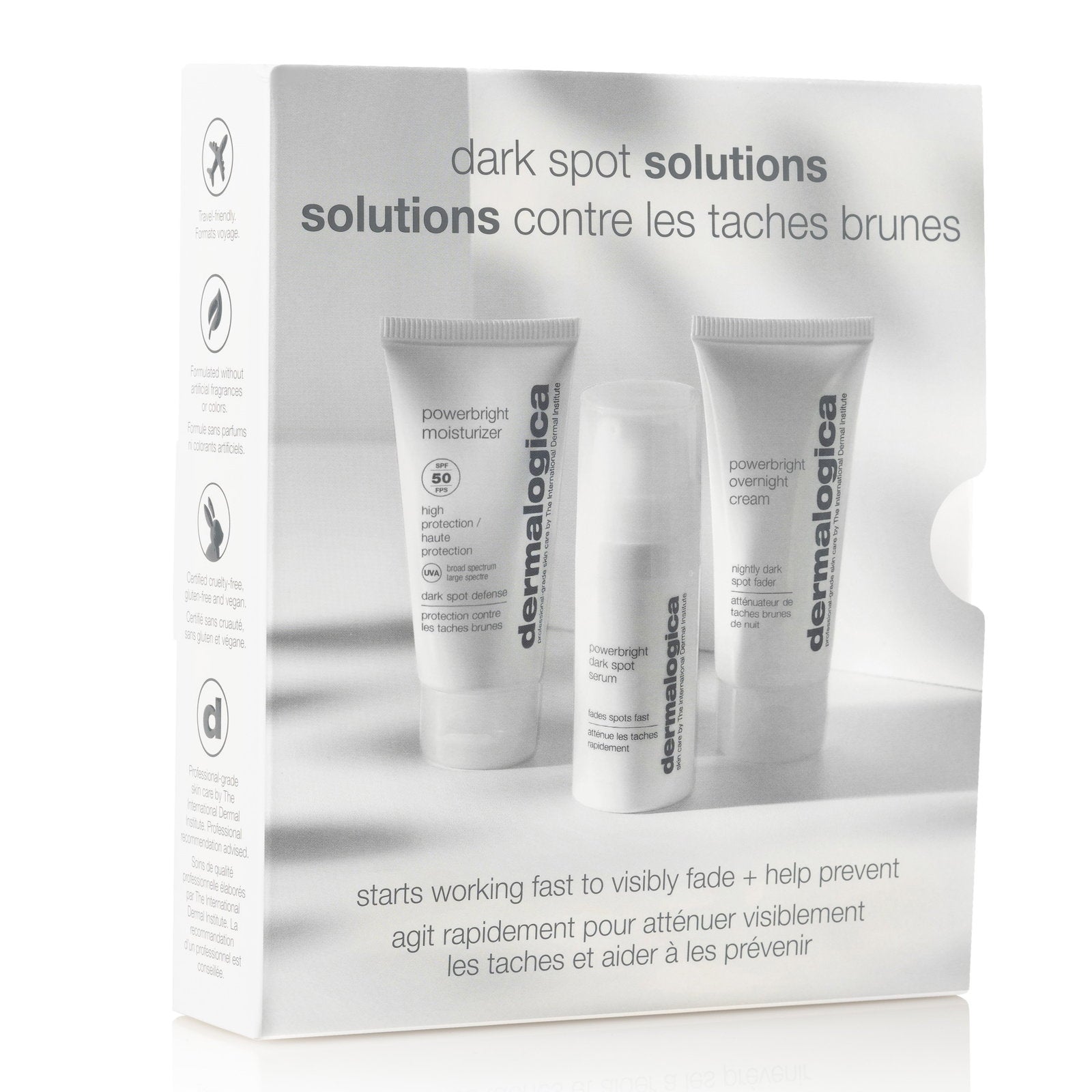 Dermalogica Hautpflegeset Dark Spot Solutions Kit Set Dermalogica: Powerbright Moisturizer, Paraben-Free, UV Protection, Broa