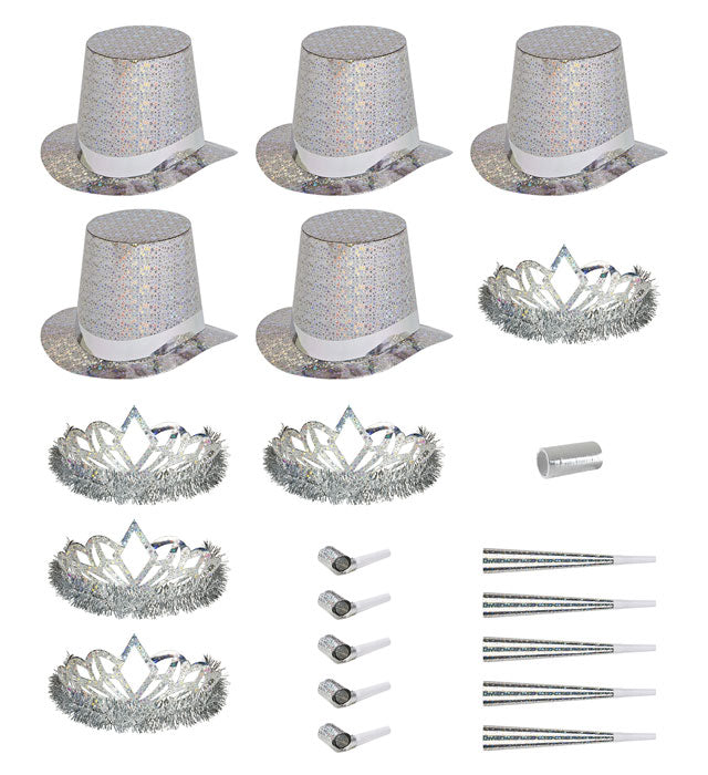 Holografisches Party-Kit Las Vegas Diamant mit funkelndem Glanzeffekt