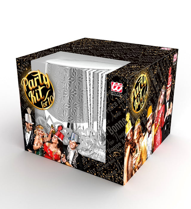 Holografisches Party-Kit Las Vegas Diamant mit funkelndem Glanzeffekt
