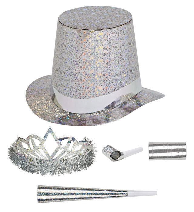 Holografisches Party-Kit Las Vegas Diamant mit funkelndem Glanzeffekt