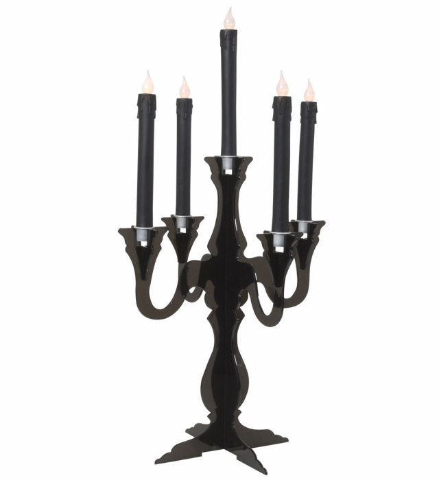 Eleganter Kerzenständer 33x42 cm mit mehreren Kerzen, ideal für Halloween-Dekoration
