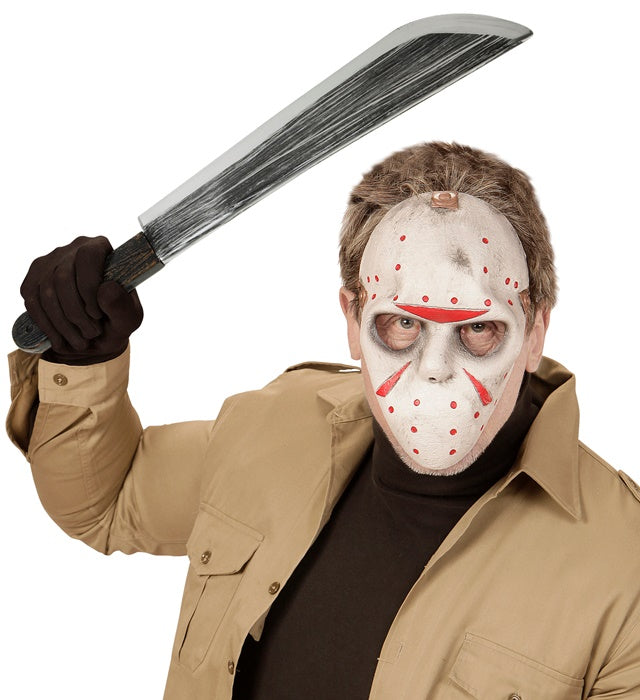 54 cm lange Kunststoff Machete als Halloween- und Fasnacht-Zubehör