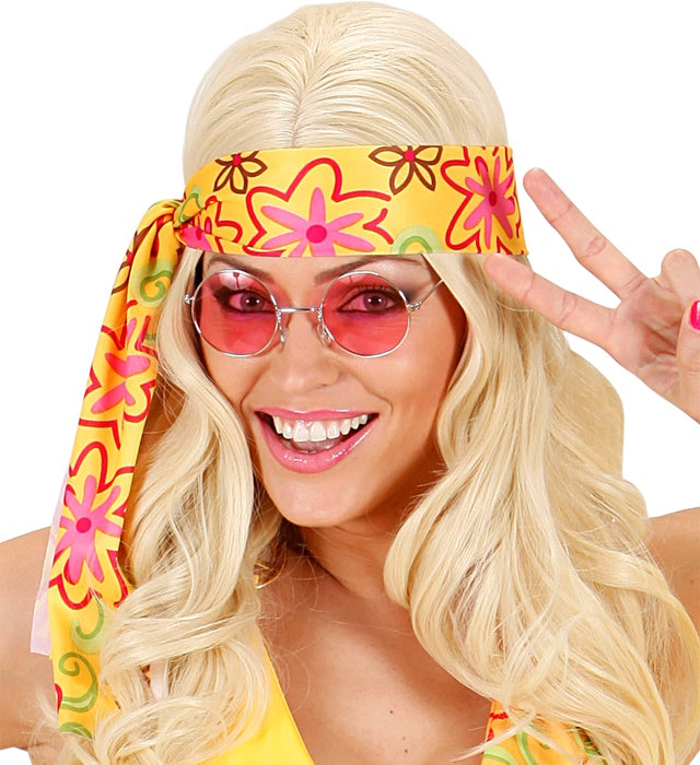 Brille mit roten Gläsern als Fasnacht- und Halloween-Accessoire