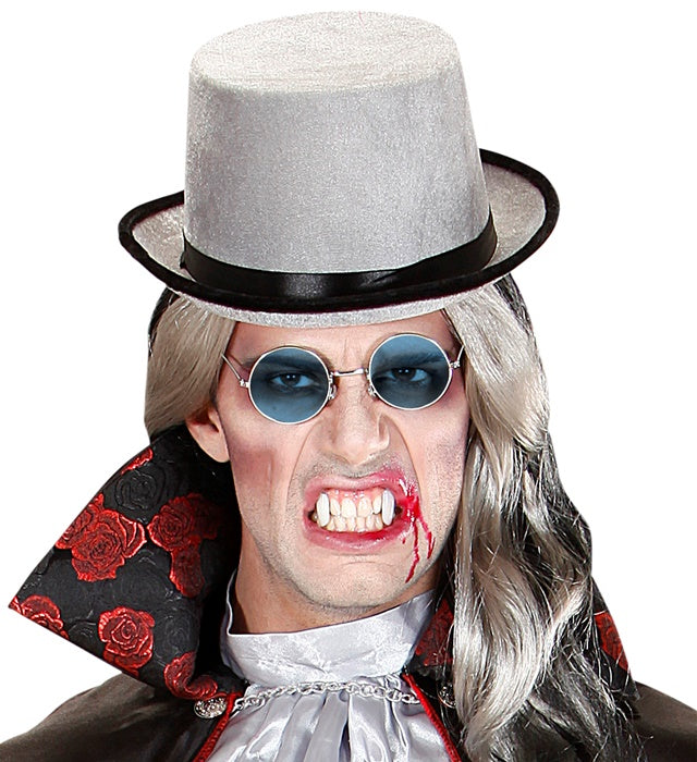 Charakterbrille mit blauen Gläsern als Accessoire für Fasnacht und Halloween