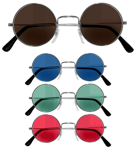 Charaktervolle Brille in vier Farben für Fasnacht und Halloween