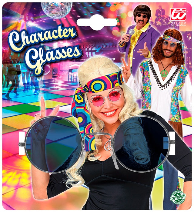 Charaktervolle Brille in vier Farben für Fasnacht und Halloween