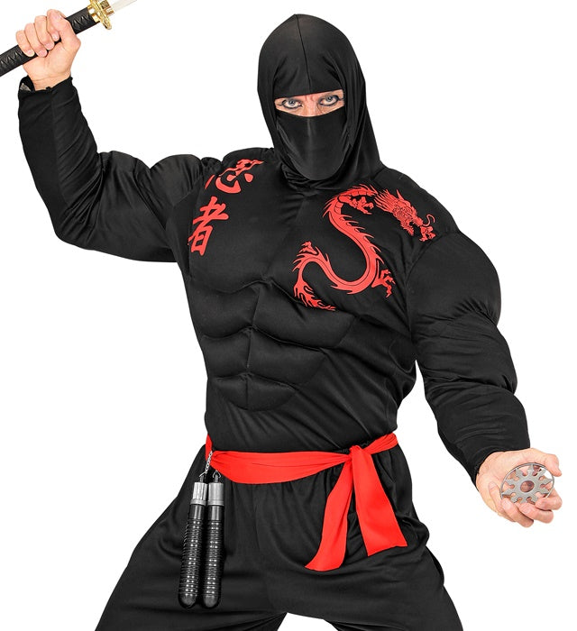 Nunchaku 19 cm als Ninja Kostümzubehör für Fasnacht