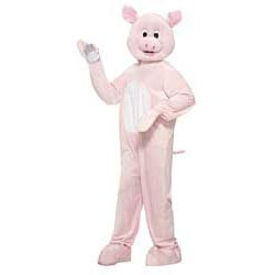 Rubies Plush Pinky the Pig Kostüm für Erwachsene
