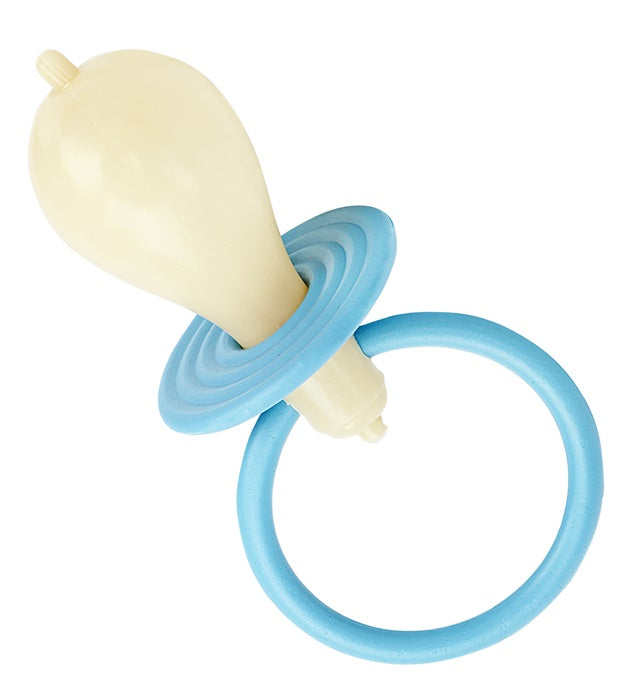 Blauer Maxischnuller Baby mit Sound 25 cm