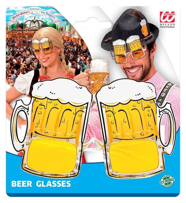 Bierglas-Brille als lustiges Fasnachts-Accessoire