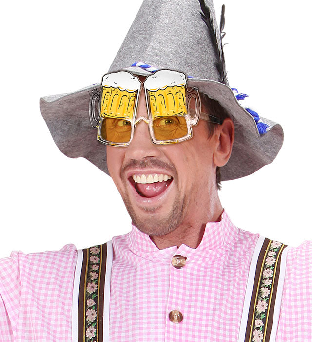 Bierglas-Brille als lustiges Fasnachts-Accessoire