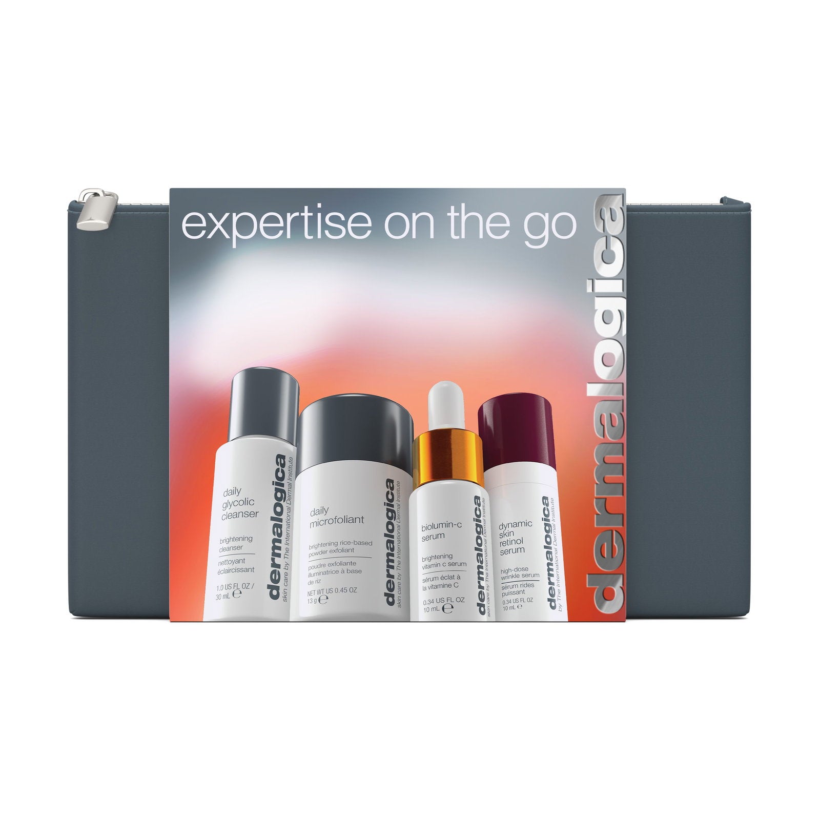 Dermalogica Hautpflegeset Expertise On The Go Set Dermalogica: Daily Glycolic, Cleansing, Cleansing Gel, For Face, 30 ml + Da