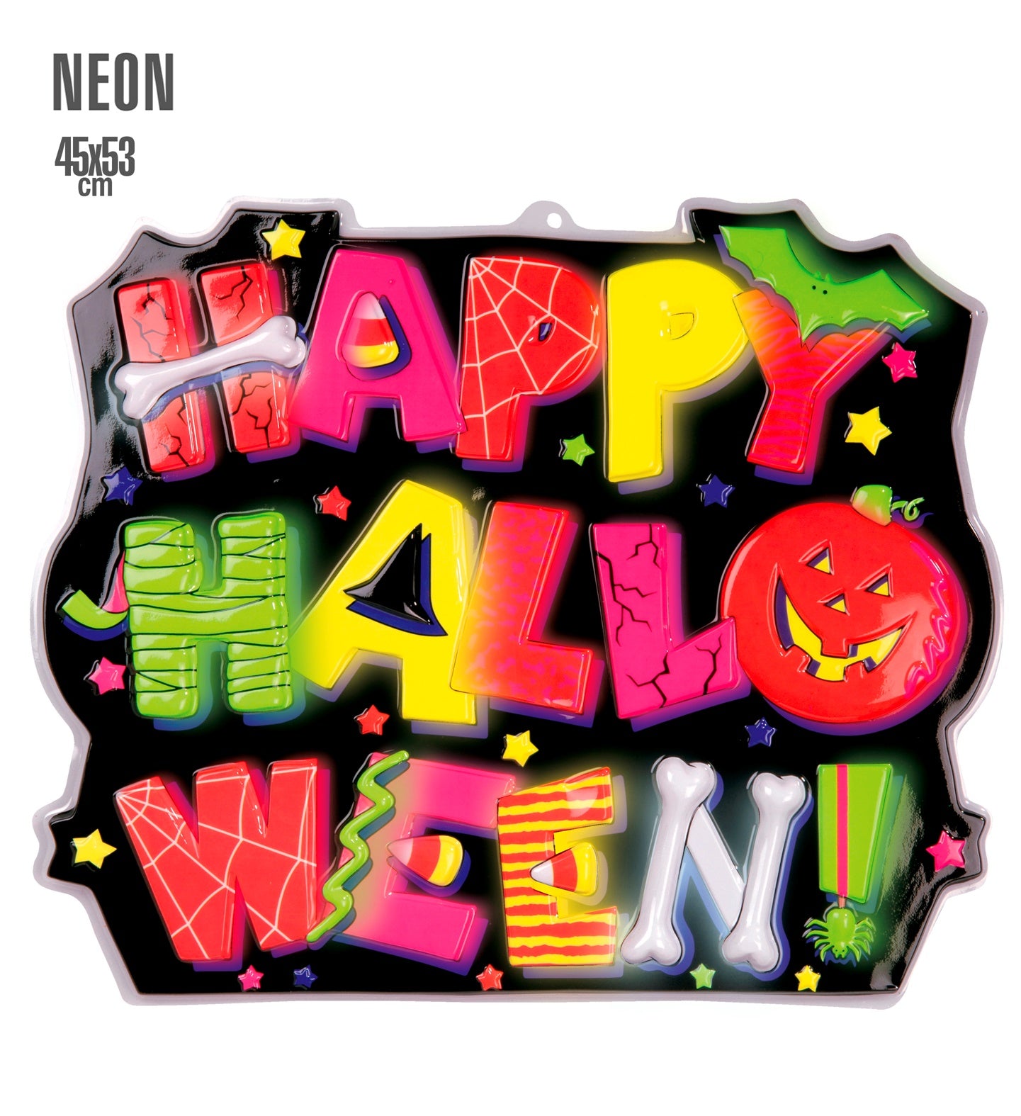 3D Wandbild Happy Halloween 45x53 cm