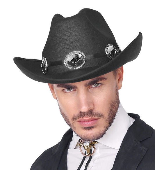 Dallas Cowboy Hut in klassischem Western-Design für Fasnacht und Mottopartys
