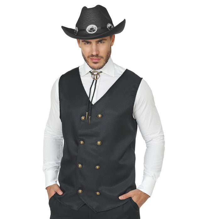 Dallas Cowboy Hut in klassischem Western-Design für Fasnacht und Mottopartys