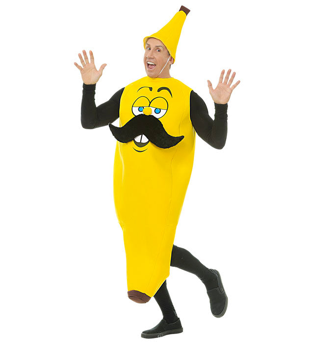 Mr. Banana Hut in leuchtendem Gelb als lustiges Fasnachtskostümzubehör