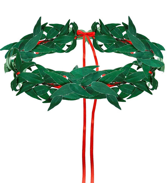 Lorbeerkranz als Kopfschmuck für Abschlussfeier