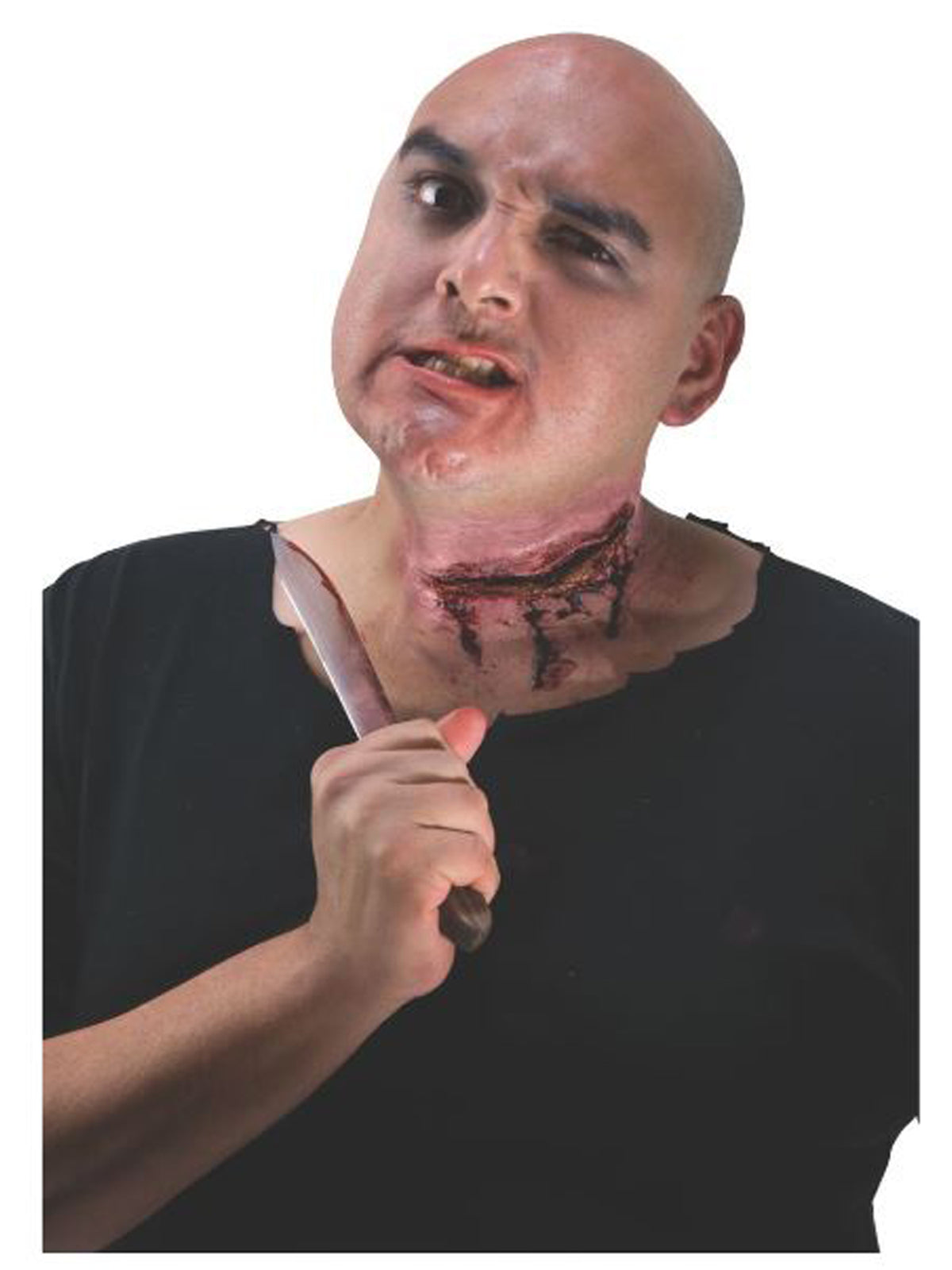 Rubies Slit Throat theatrical effect make up set Maske