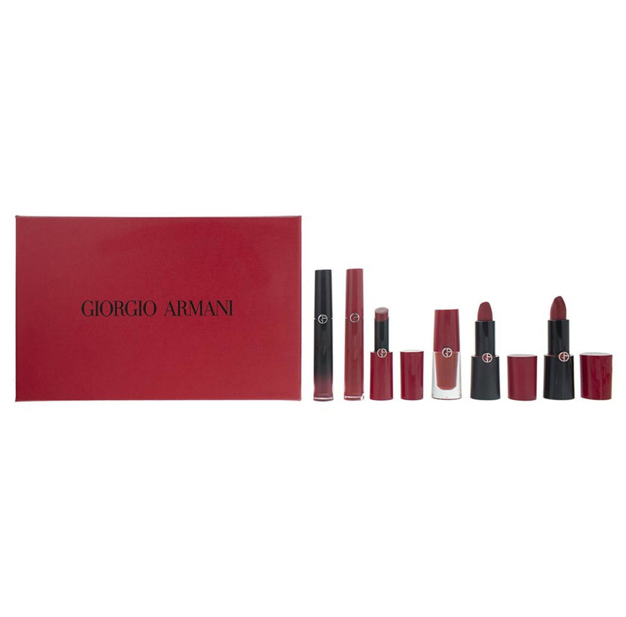Giorgio Armani Parfümset Set Giorgio Armani: Rouge d'Armani, Matte, Cream Lipstick, 400, Four Hundred, 4 g + Lip Maestro, Lip