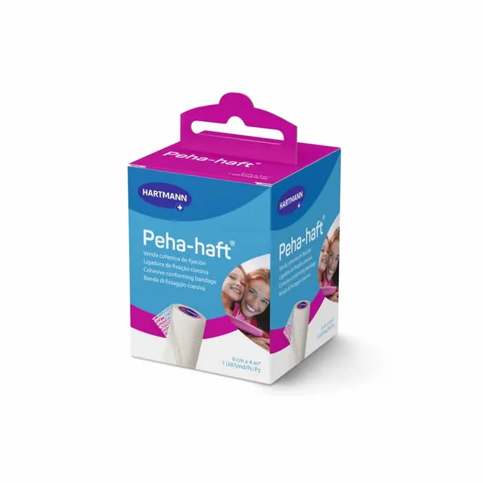HARTMANN HARTMANN Peha-Haft Easy kohäsive Binde 6 cm x 4 m selbsthaftend elastisch Kosmetik