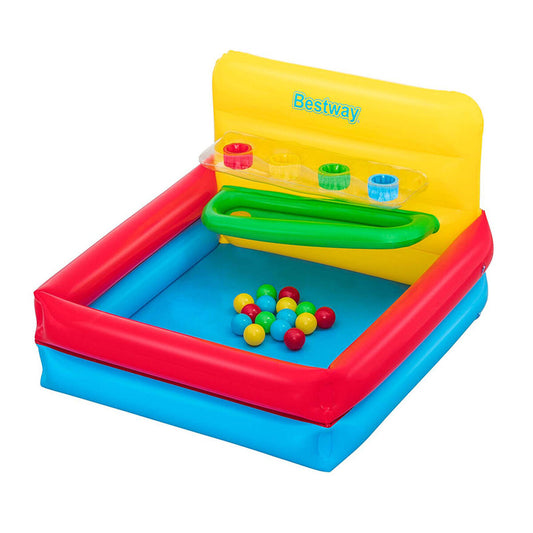 Bestway Kinderpool Aufblasbar Spiel mit Bällen 104x94x61 cm +2 Jahre Garten 52546