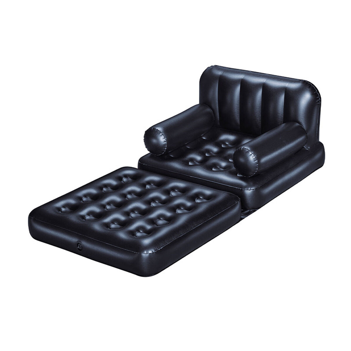 Bestway Aufblasbarer Sessel 4 Positionen Schwarz 191x38x25 cm Innenraum 75114