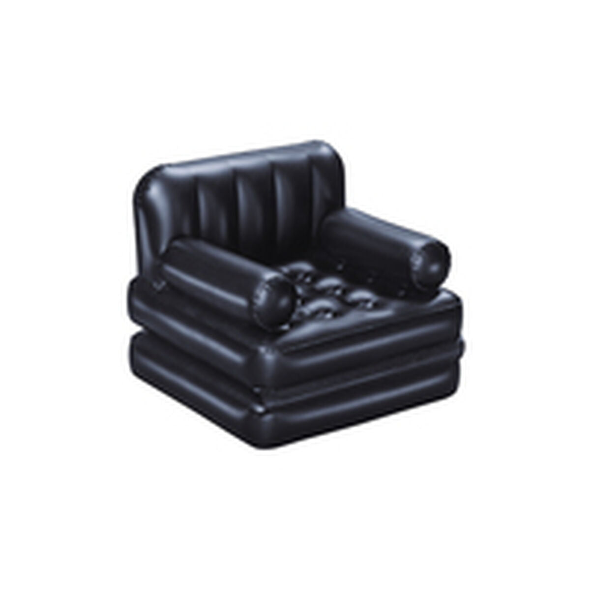 Bestway Aufblasbarer Sessel 4 Positionen Schwarz 191x38x25 cm Innenraum 75114
