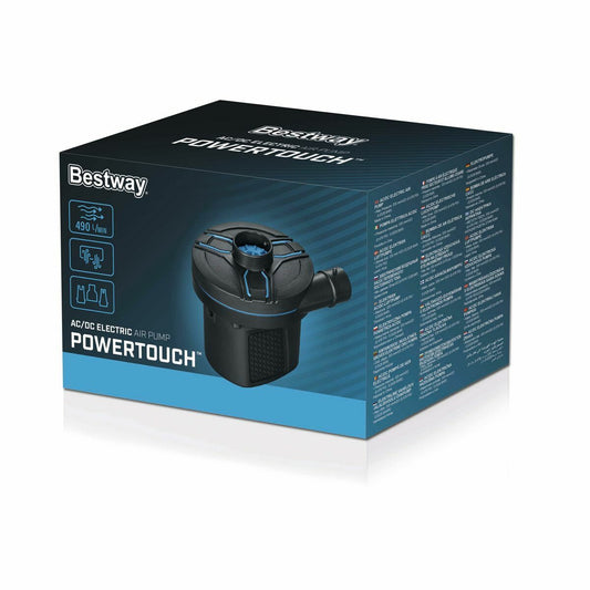 Bestway Elektrischer Luftkompressor Stecker & Zigarettenanzünder 11,3x10,1x10,7 cm 490 L/min