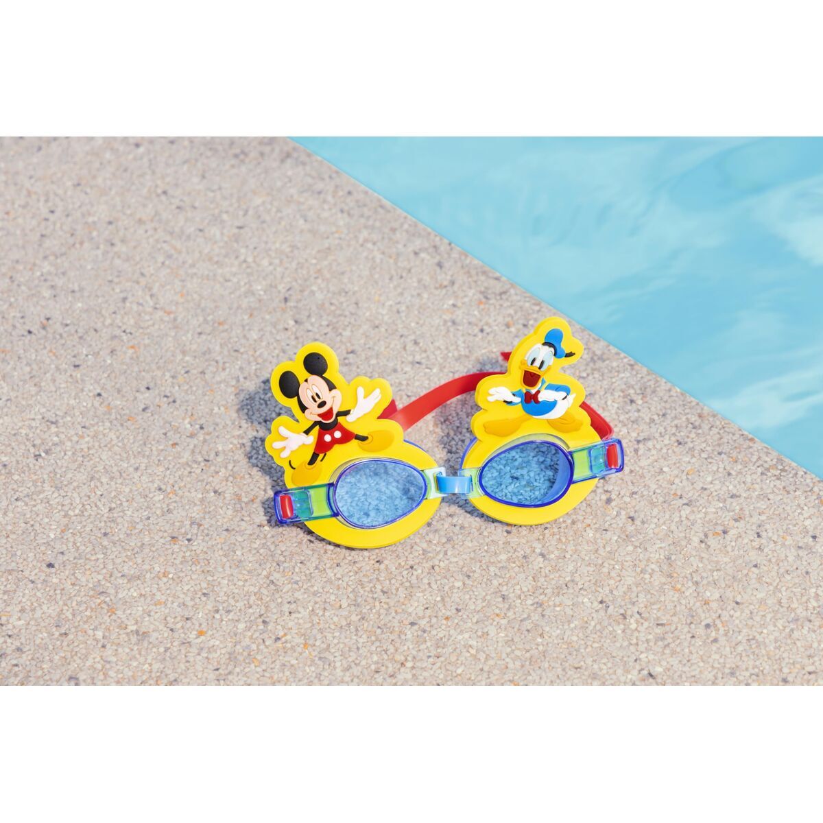 Bestway Schwimmbrille für Kinder Silikon Mickey & Freunde +3 Jahre Strand und Pool 09110
