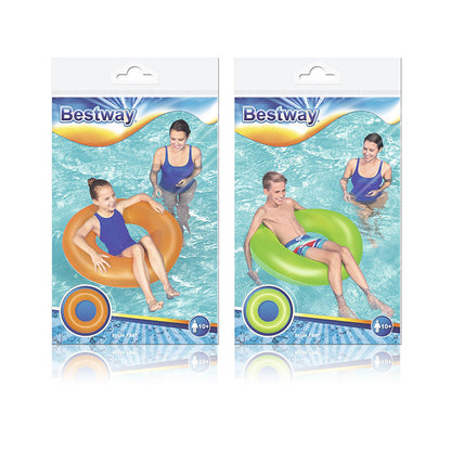 Bestway aufblasbarer Schwimmring grün Ø 91 cm ab 10 Jahren – Detailansicht