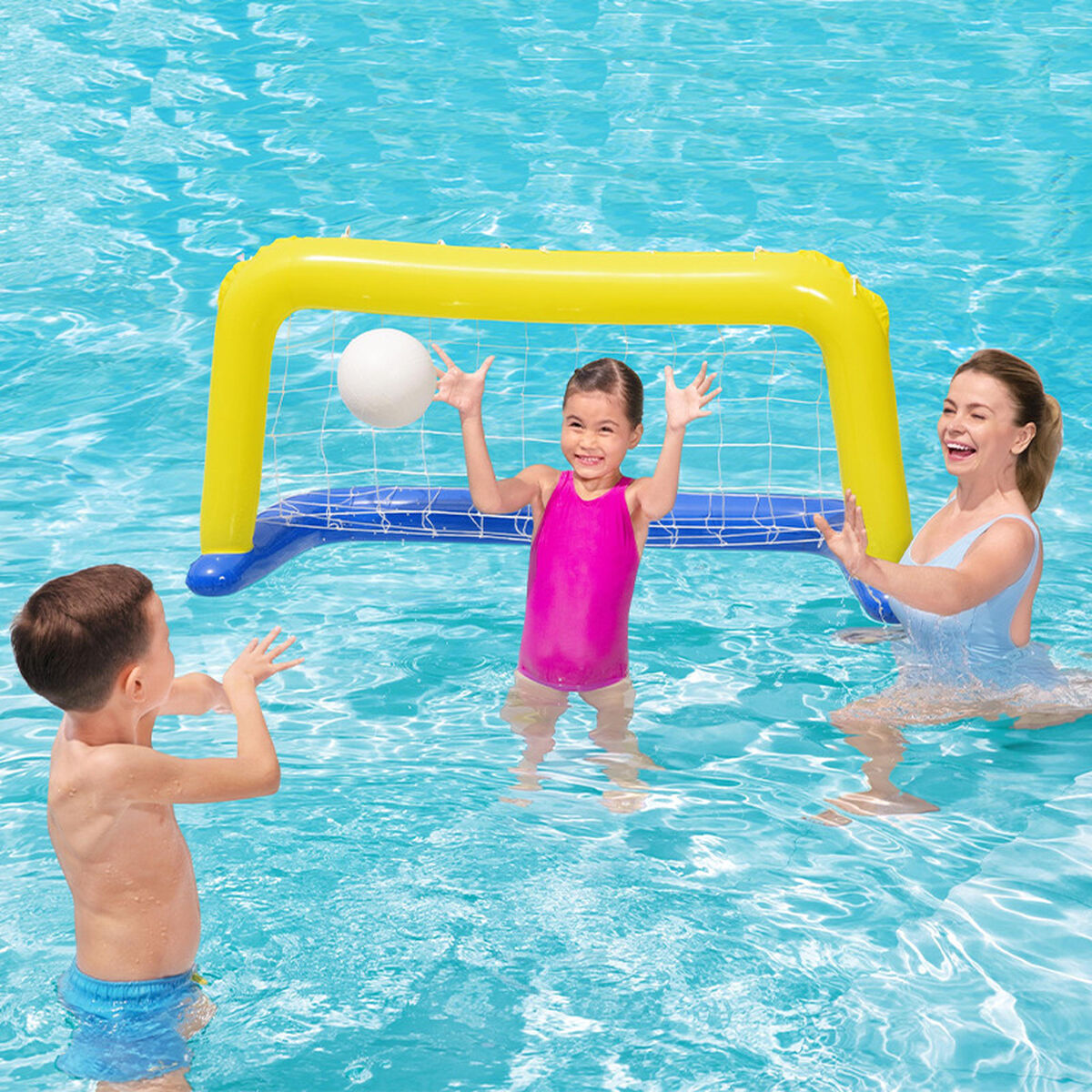 Bestway aufblasbares Schwimmtor 142 x 76 cm bunt und schwarz – Detailansicht