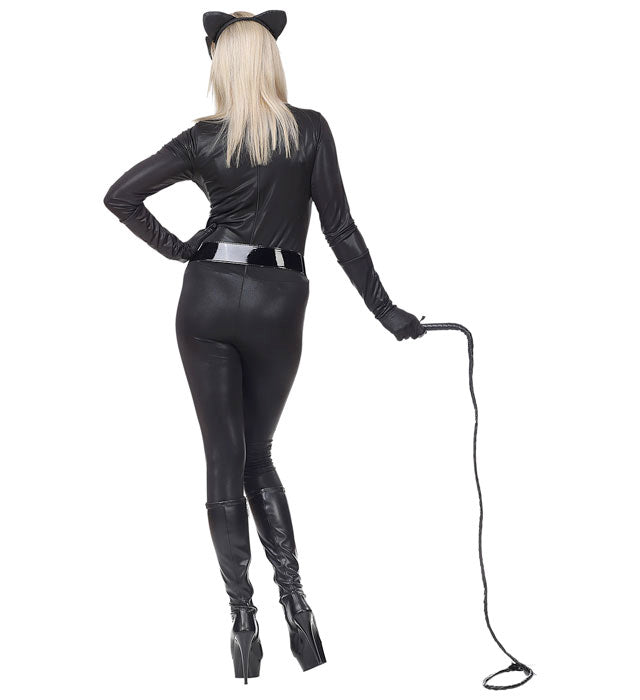 Super Katze Kostüm-Set mit Overall, Handschuhen, Katzenohren und Augenmaske