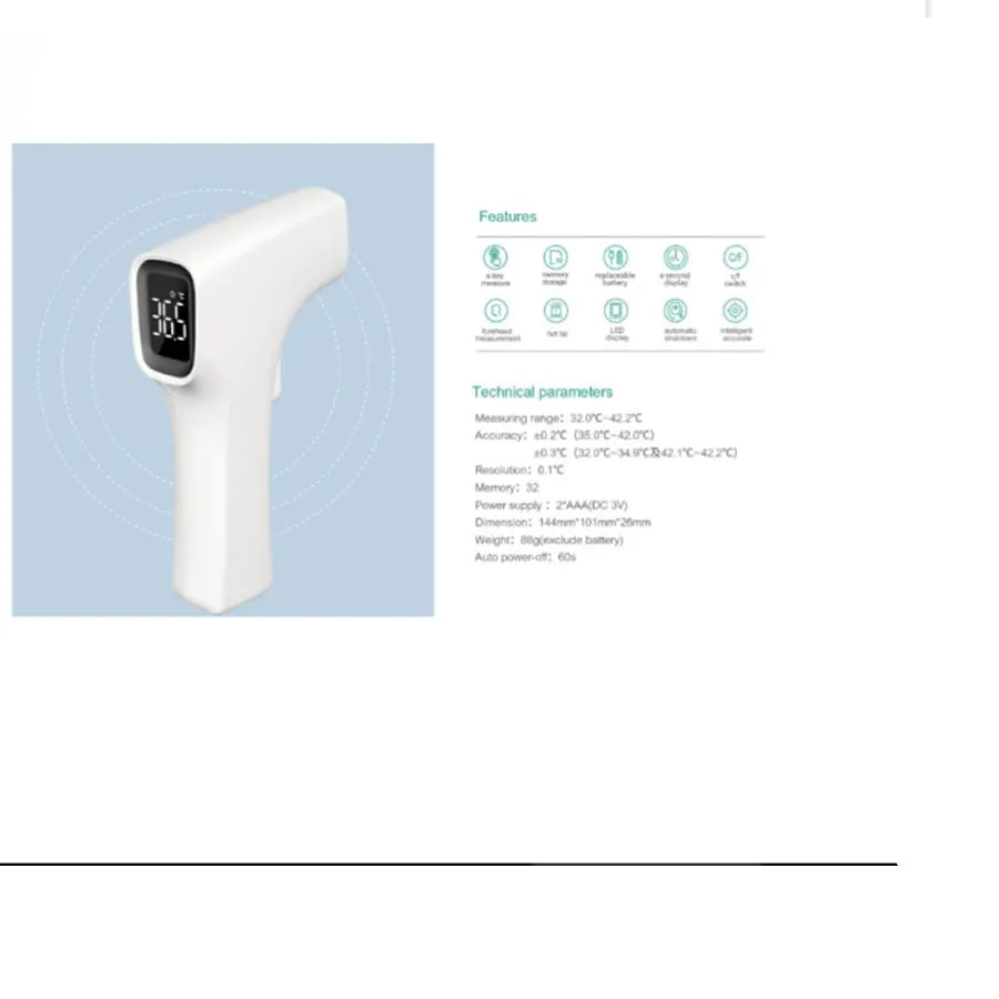 BBLOVE BBLOVE Infrarot-Thermometer kontaktlos für Kosmetikbereich