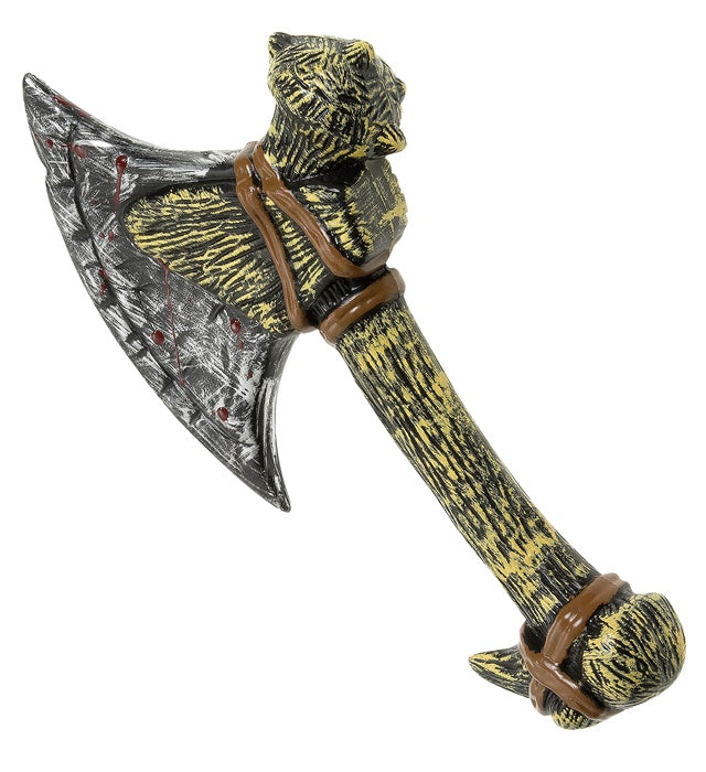 Knochenaxt 33 cm als Fasnacht- und Halloween-Accessoire