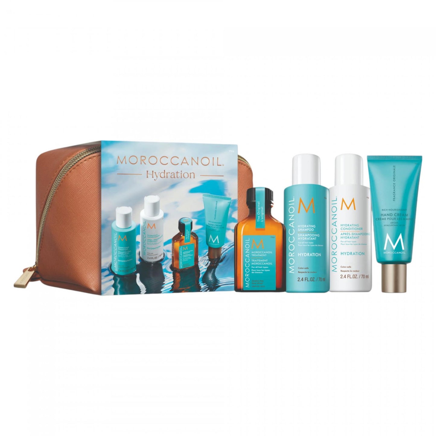 Moroccanoil Haarpflegeset Set Moroccanoil: Hydration, Paraben-Free, Hair Shampoo, Moisture And Shine, 70 ml + Hydration, Hair